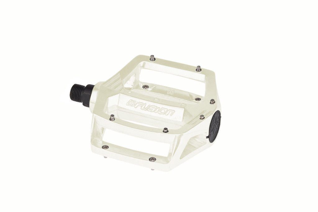 white bmx pedals