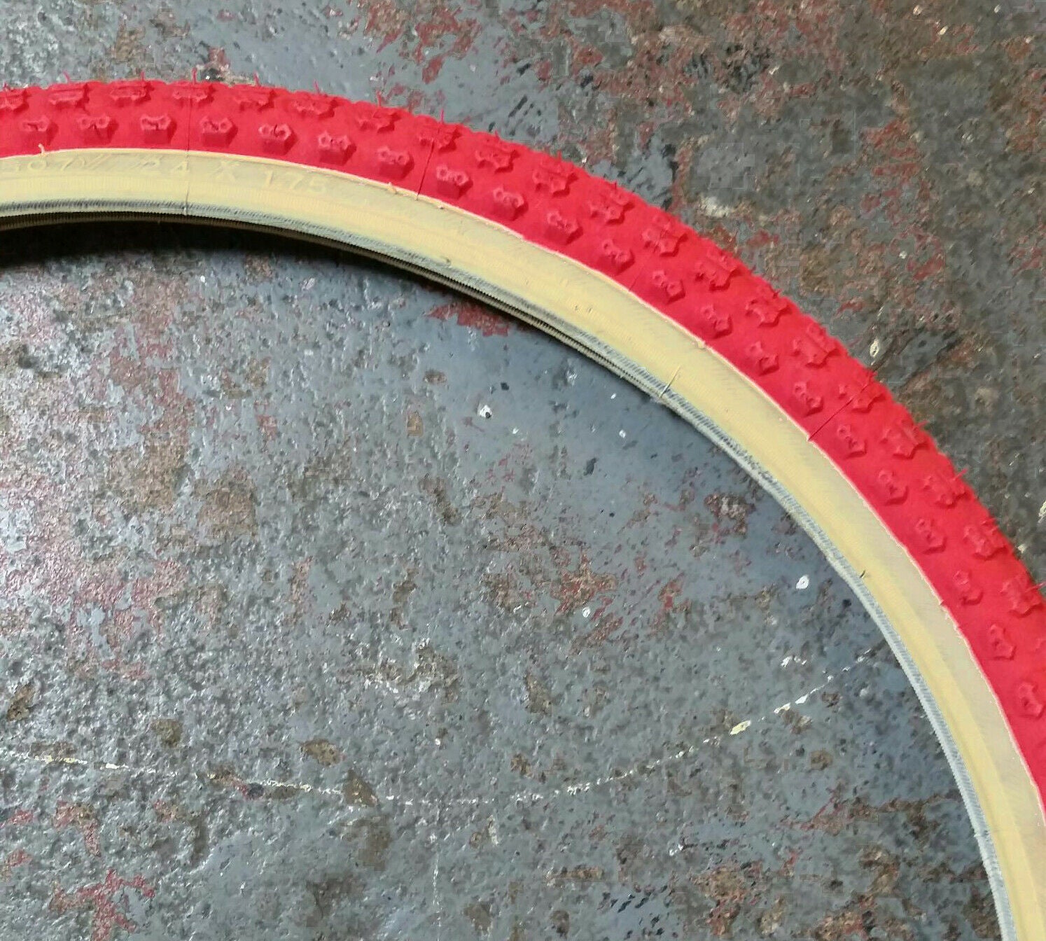 red bmx tires