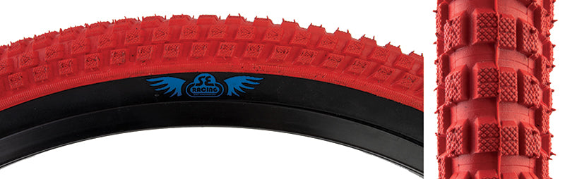 red bmx tires