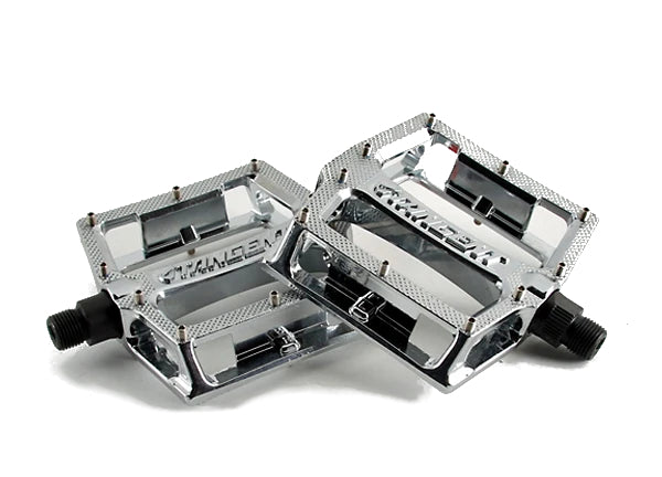 chrome bmx pedals