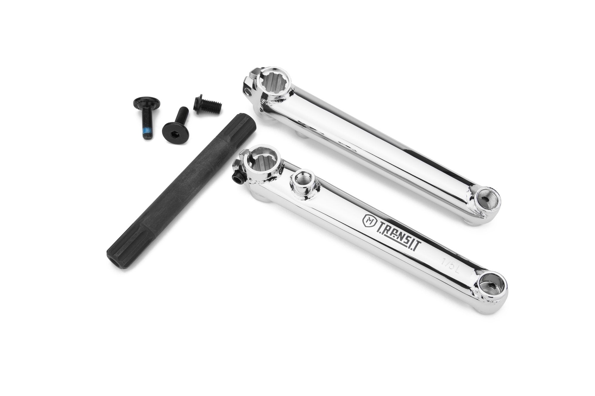 white bmx cranks