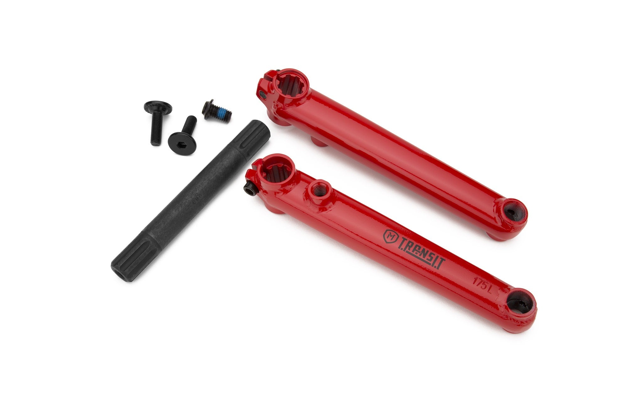 red bmx cranks