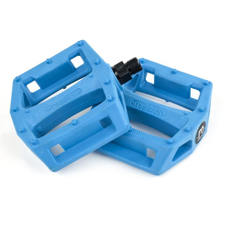 blue bmx pedals