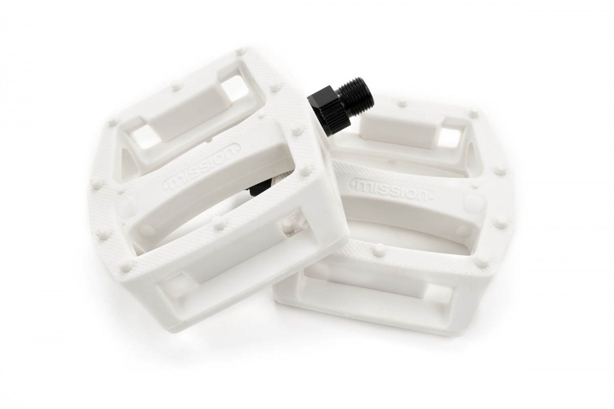 white bmx pedals