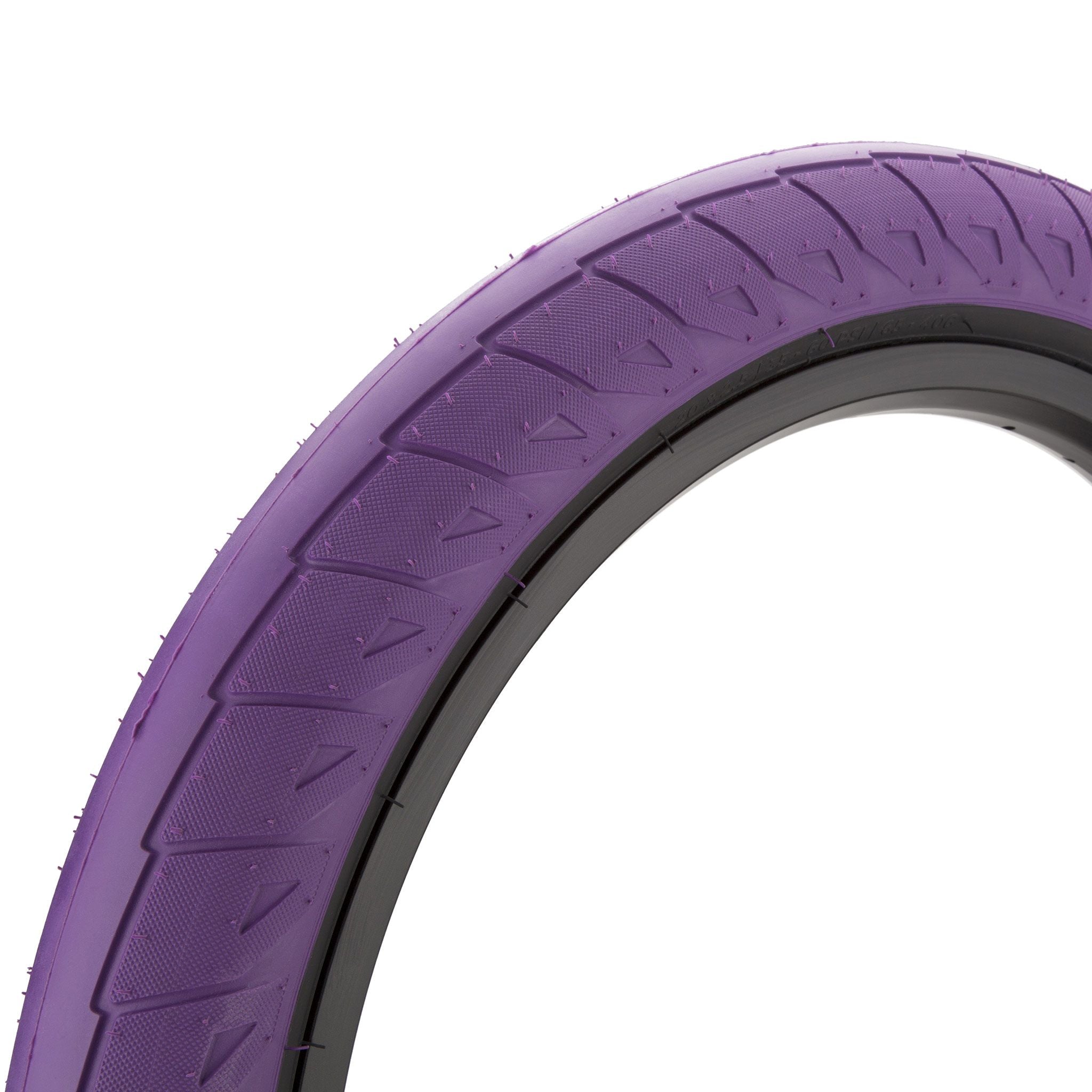 20x2.50 Cinema Williams BMX tire - Purple w/ Black Sidewall - BMXGuru.com