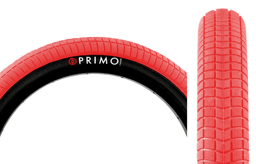 red and black bmx tires