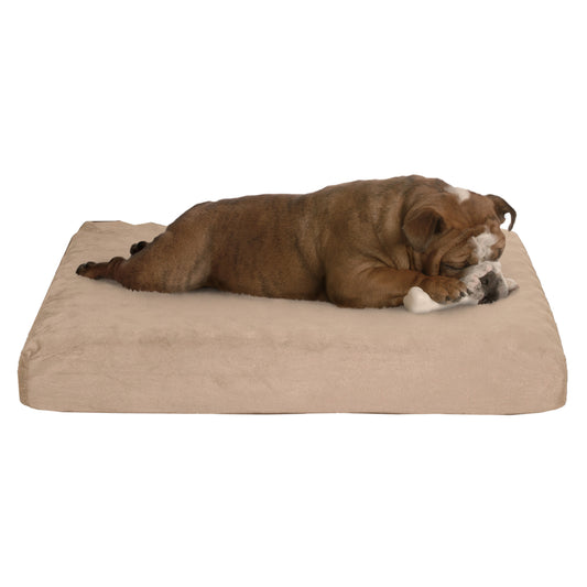 Orthopedic Dog Bed  Egg Crate Foam Pet Bed Mat - Copper-Pet Bed