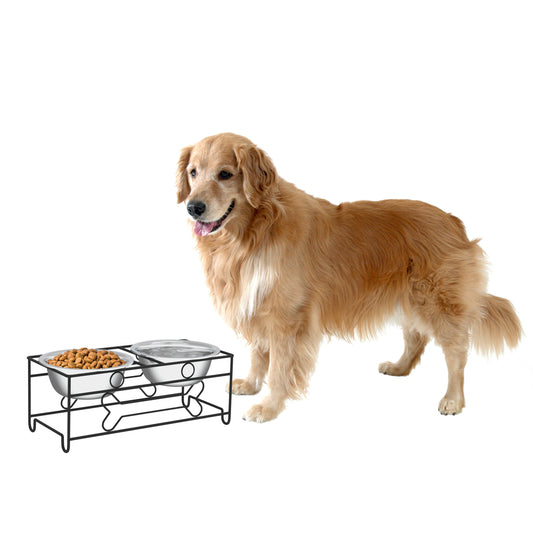 Petmaker Feeding Tray with Hidden Storage Space Elevated Feeder & Reviews