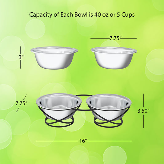 Elevated Dog Bowls With Storage - 16-inch-tall Feeding Tray With Hidden  Storage Space For Pet Supplies - 50oz Capacity Bowls By Petmaker (white) :  Target