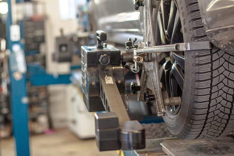 picture of a car on a car lift