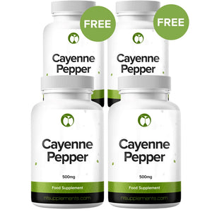 Cayenne Pepper - Buy 2 Get 2 Free - Natural Foundation Supplements North America