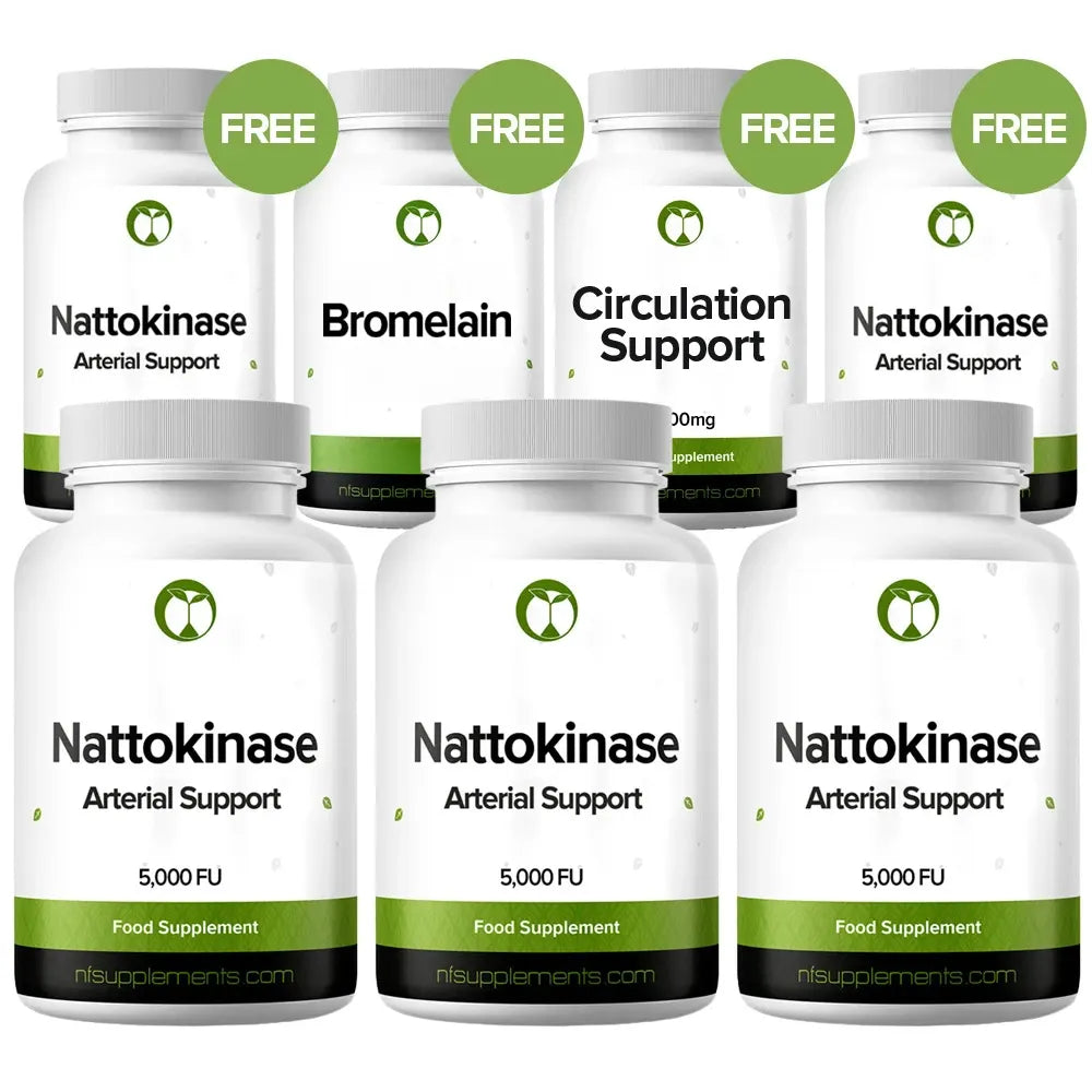 Nattokinase - Buy 3 Get 2 Free (And Gifts)