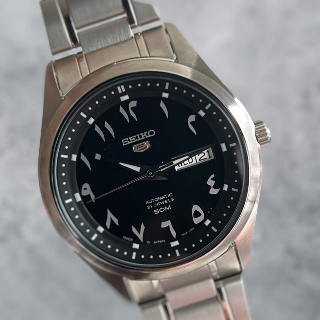 Seiko 5 Eastern Arabic Dial Ref. SNKP21J1 – MH Watch Company