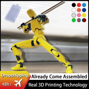Multi-Jointed Movable Shapeshift Robot 2.0 3D Printed Mannequin Dummy 13 Action Figures Toys Kids Adults Parent-children Games - Dsflair