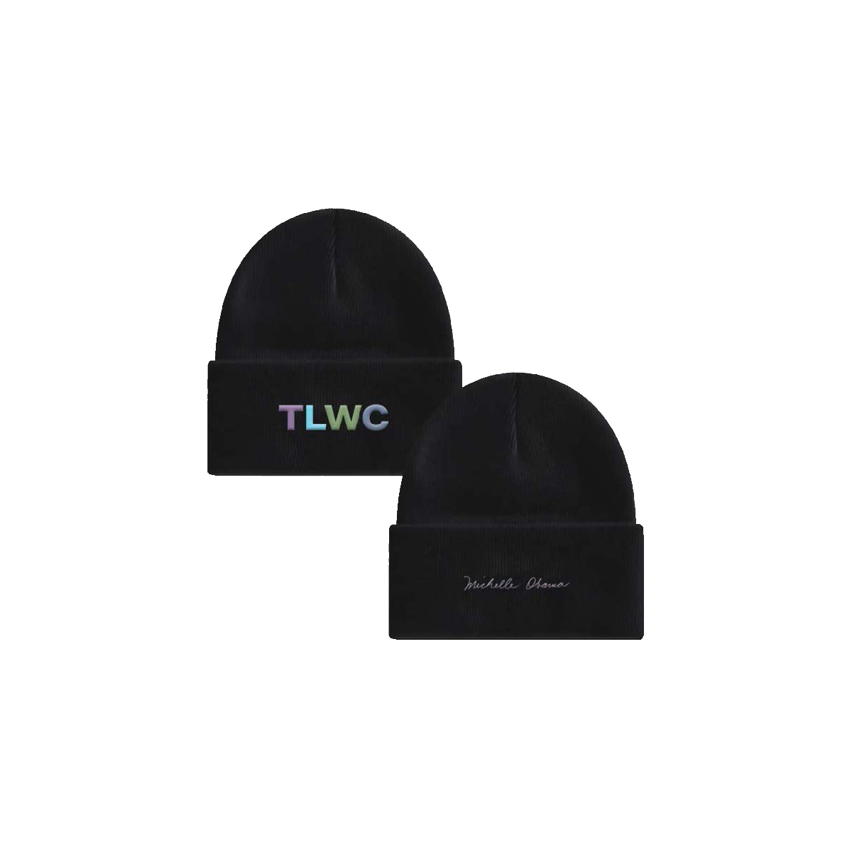 TLWC Beanie - Black - Michelle Obama Book Tour product image