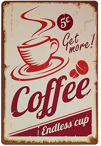 TipTrek Light Up Coffee Sign, Vintage Hot Cocoa Bar Decor Accessories Coffee Shop Signs LED Retro Kitchen Signs for Walls, Dinning Room, Bedroom