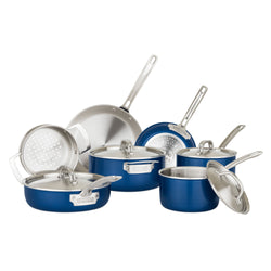 Blue Diamond Gold 10-Piece Cookware Set