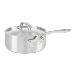 Vigor SS3 Series 4.5 Qt. Tri-Ply Stainless Steel Sauce Pan with Cover