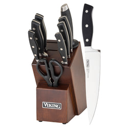 Viking 8-Piece Steakhouse Steak Knife Set with Storage Box, Black -  HapyDeals