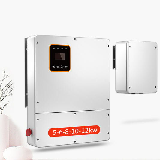 5/6/8/10kw Off Grid Grid Tie Inverter 48v split phase120 240v Solar Hy –  manyusolar