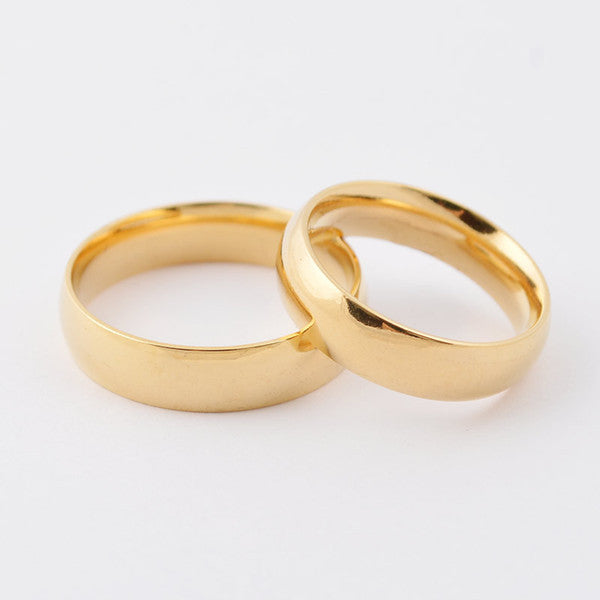 Original Engagement Rings & Wedding Rings Images: Wedding Ring Couple Gold