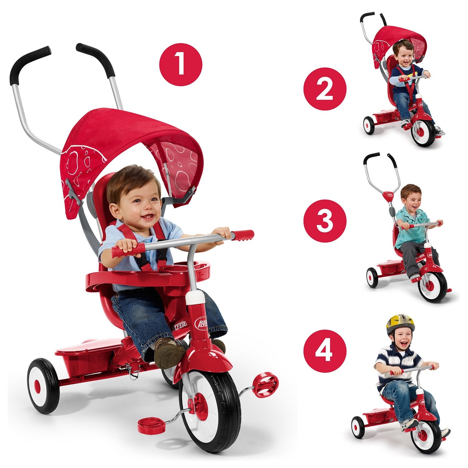 radio flyer 4 in 1 trike