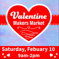 Annmarie Sculpture Garden makers market event info valentines day