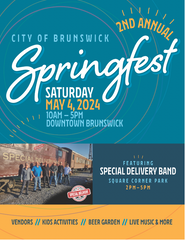 Brunswick Spring Fest info flyer graphic