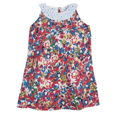 Eye of the Tigress: Floral Woven Dress
