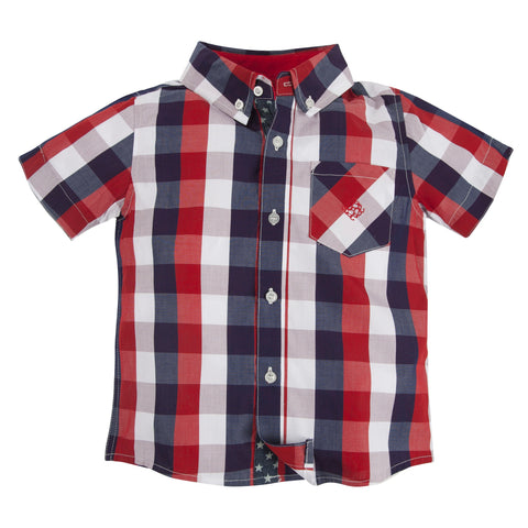 Lil' Drummer Boy: Buffalo Check Shirtzie/Shirt