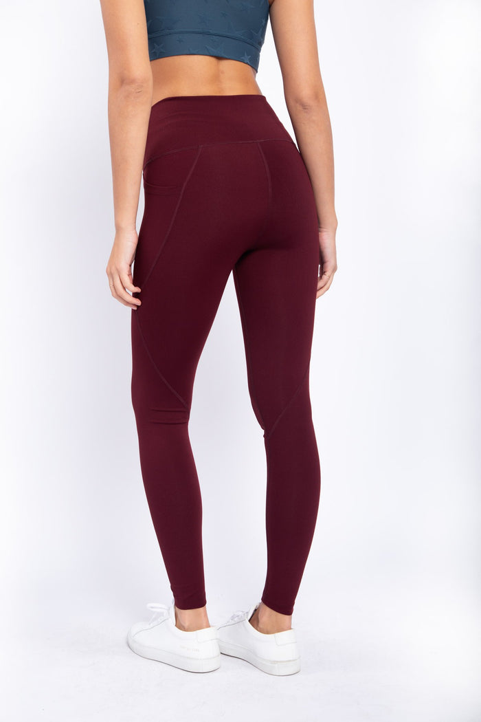 Black High Rise Flare Leggings, Boutique Elise