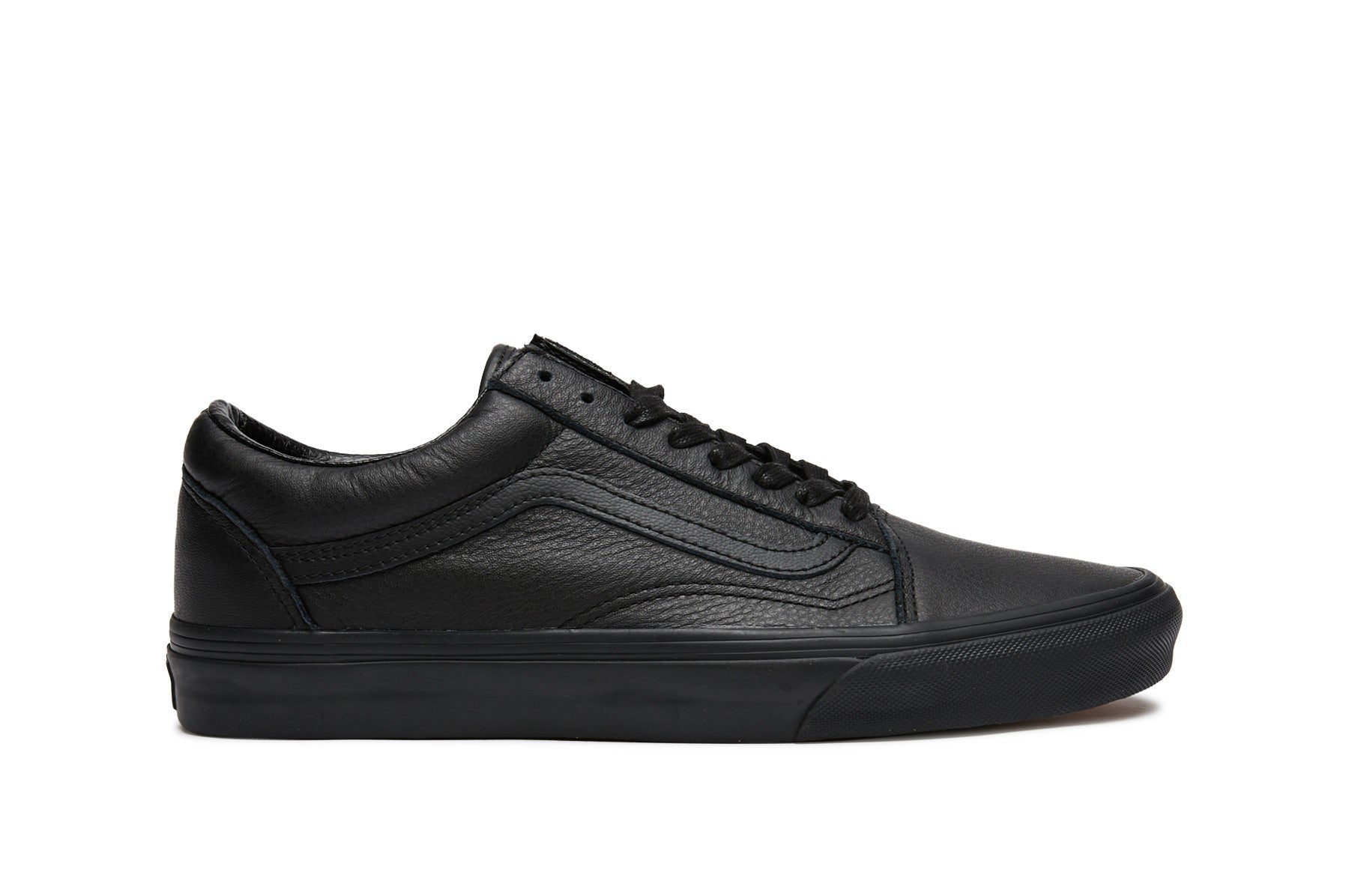 VANS OLD SKOOL (BLACK-LEATHER 