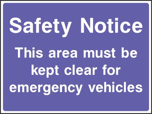 Safety Notice sign