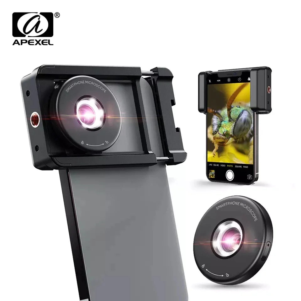 Apexel 200X phone microscope lens