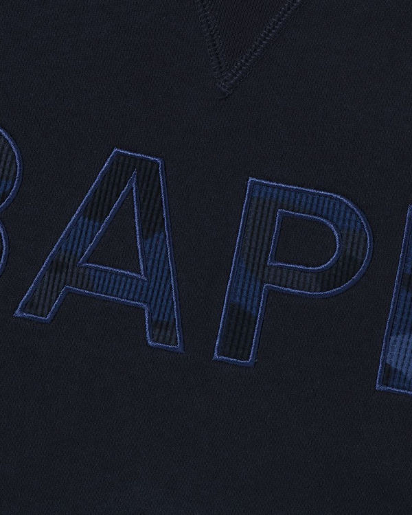 BAPE Patch Relaxed Fit Crewneck – Bloom Streetwear