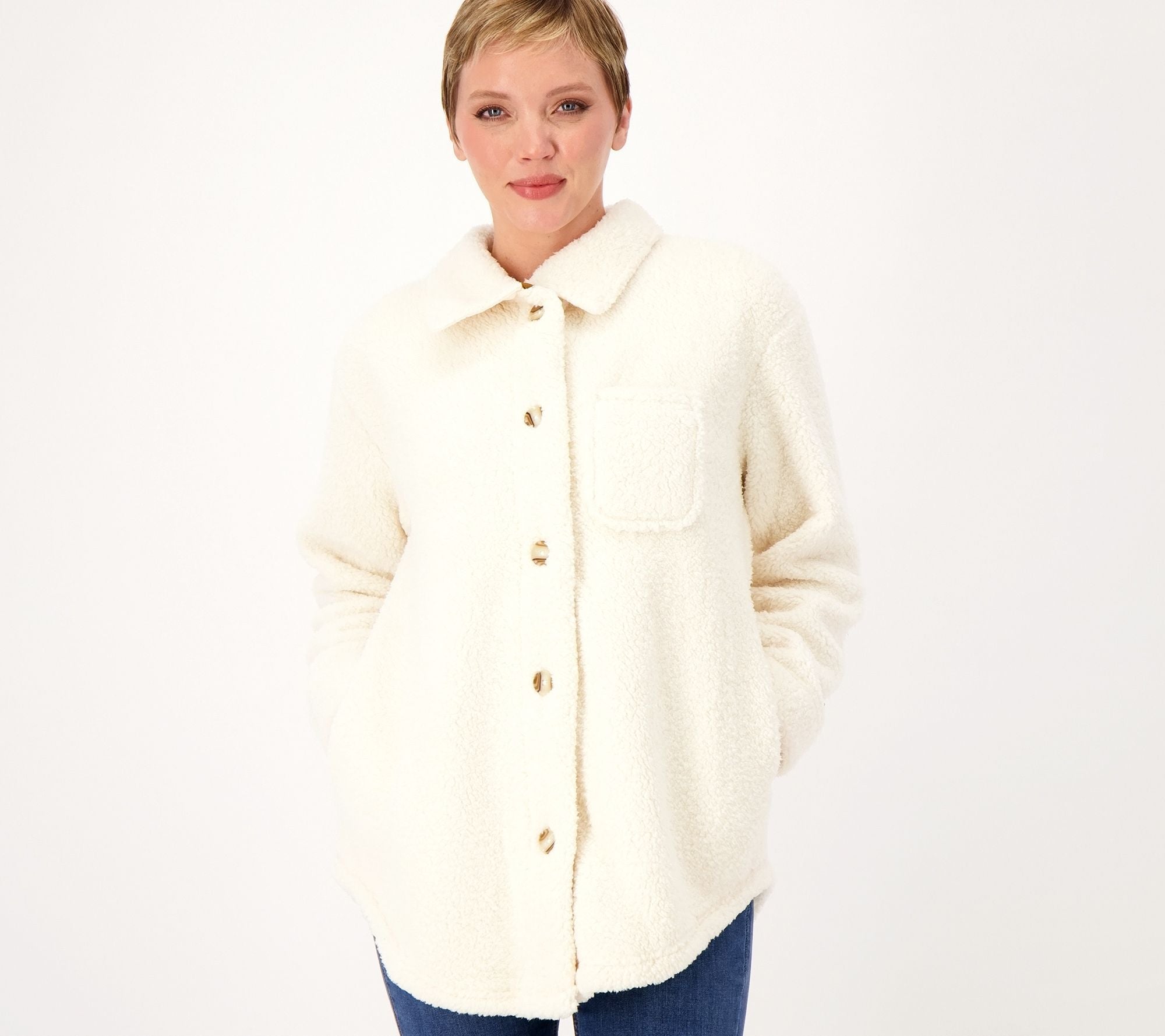 Koolaburra By Ugg Brushed Back Sherpa Cozy Sweater