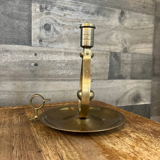 Vintage brass wall sconce double arm candlestick holder - floral and b –  THE ANTIQUE YARD