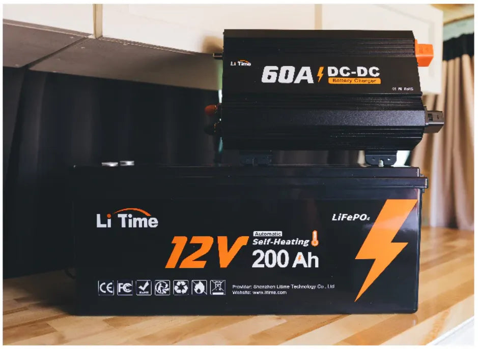 LiTime 12V200Ah ヒーター付きリン酸鉄リチウムイオンバッテリー
