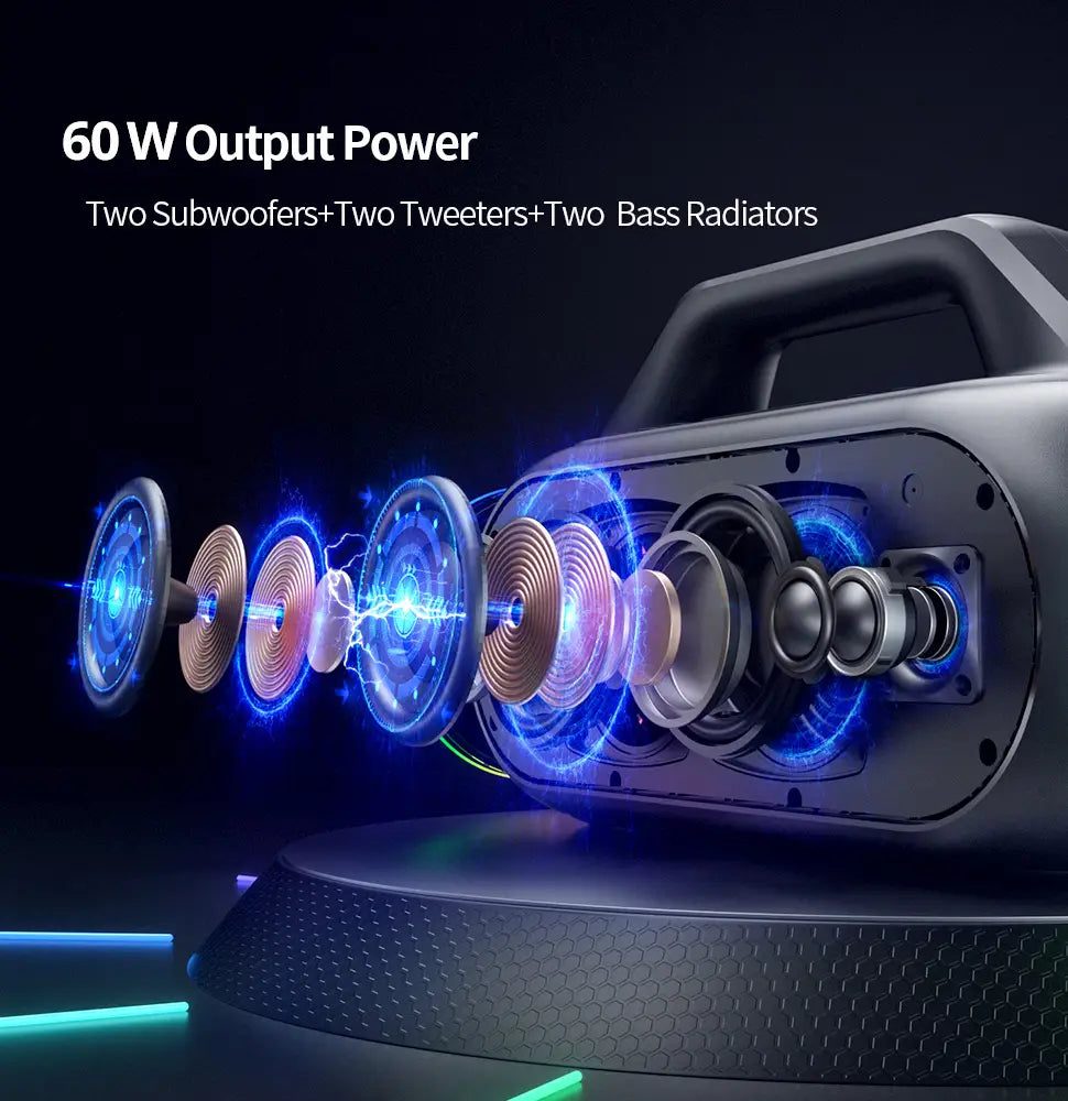 mifa WildBox Bluetooth Speaker 60W Bluetooth 5.3 Wireless