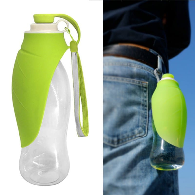580ml Sport Portable Pet Dog Water Bottle Silicone Travel