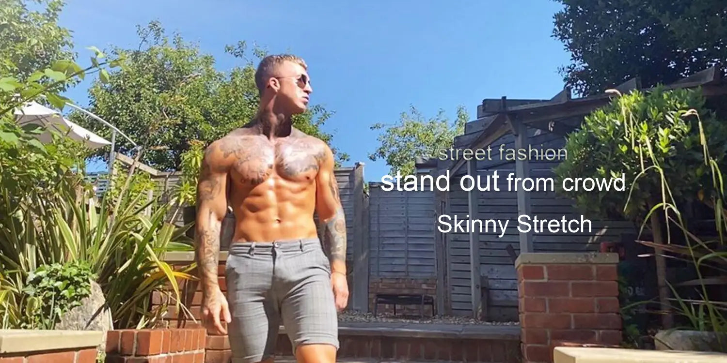 Mens Shorts Jeans Denim Shorts Black High Waist Ripped