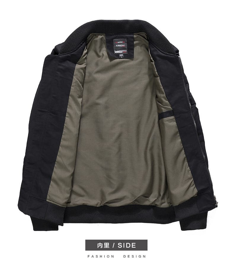 retro Chaquetas de hombre casual outdoor leisure Full zip up