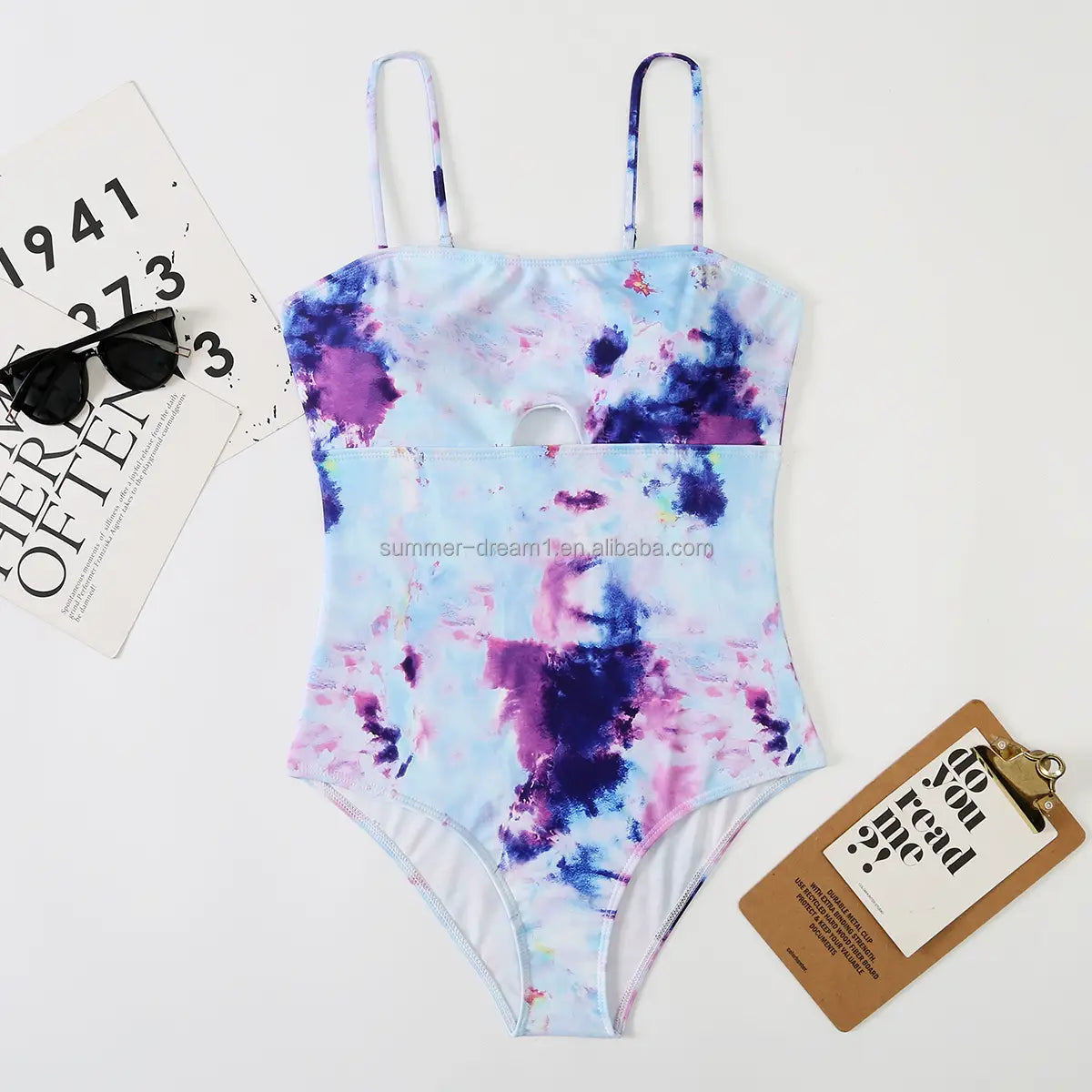 Women sexy high waist brazilian sports bikini one piece