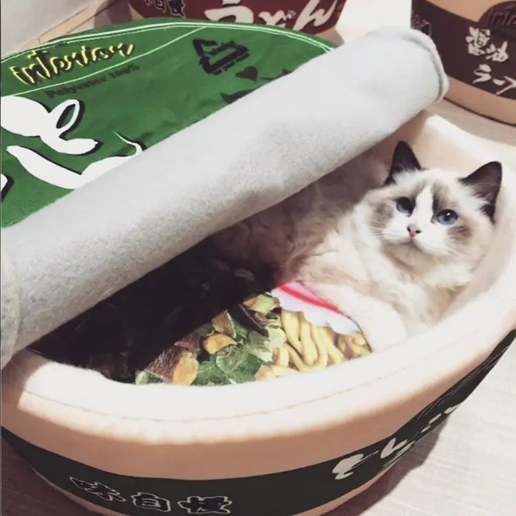 Cute Instant Noodle Pet dog cat House bed Kennel Super Large