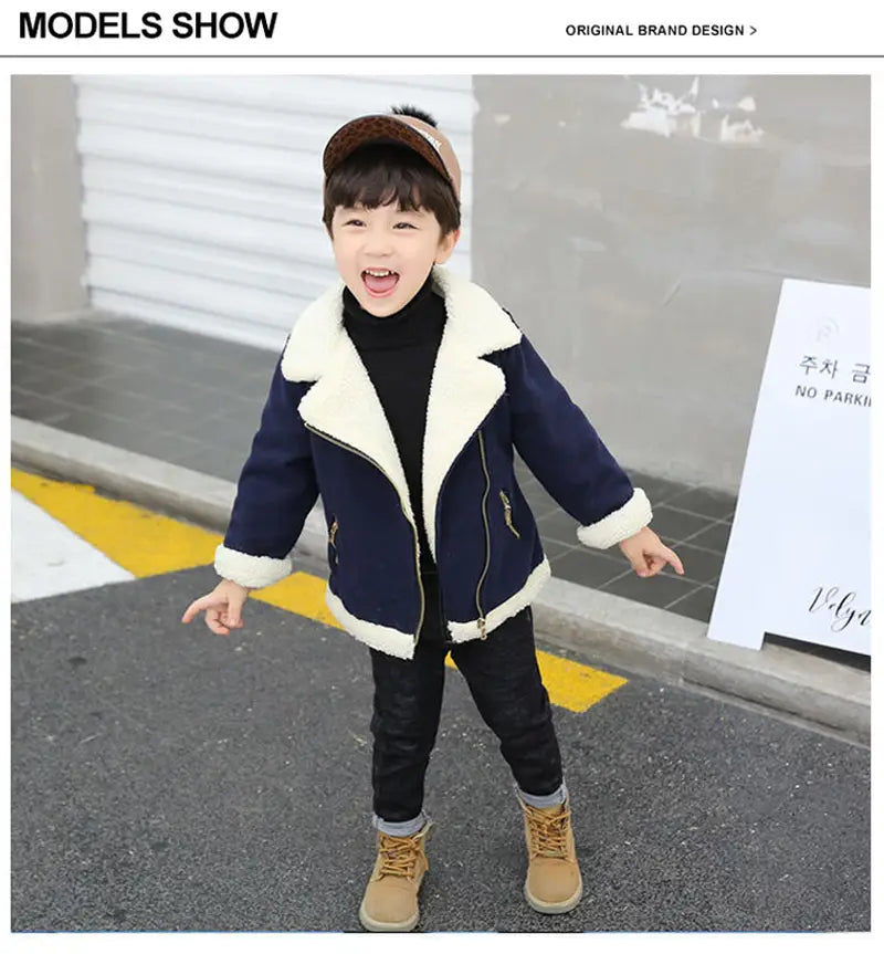 IENENS Winter Coat Kids Baby Boys Girls Jacket Clothes