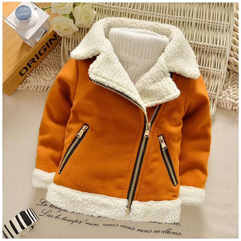 IENENS Winter Coat Kids Baby Boys Girls Jacket Clothes