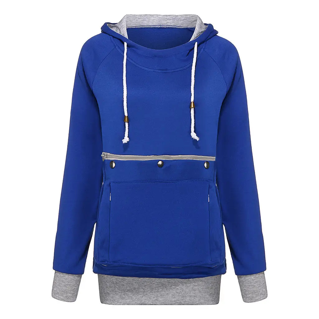 Cat Lovers Sweatshirt women Hoodies Kangaroo Dog Pet Paw