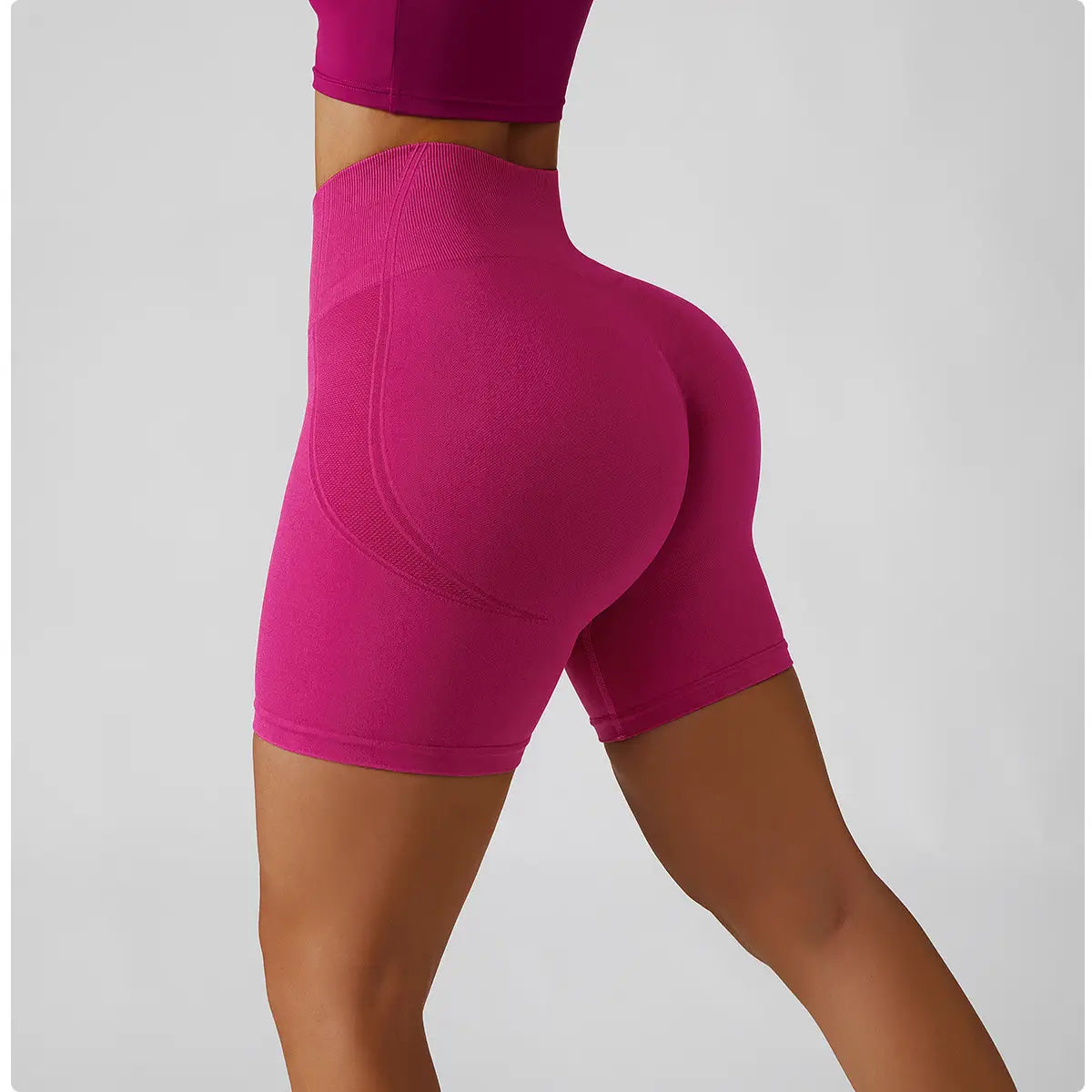 High Waist Hip Lifting Exercise Seamless knitted hip mesh