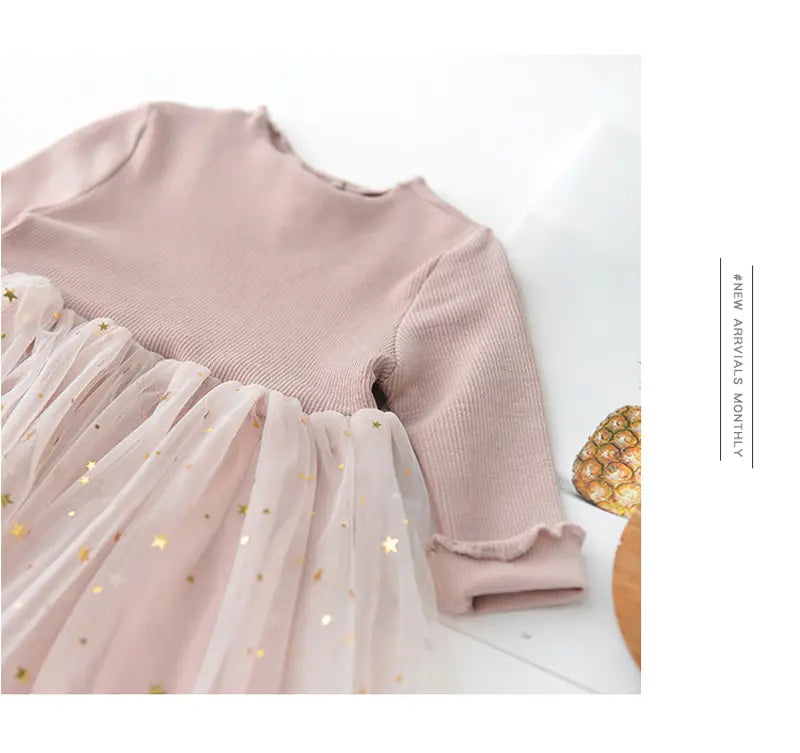 Lioraitiin 0-3Years Newborn Baby Girl Autumn Spring Dress