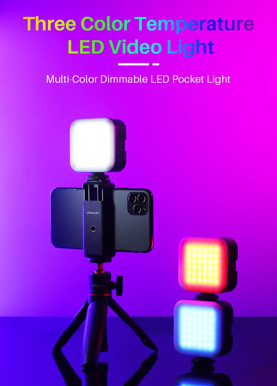VIJIM VL81 LED Video Light Camera Light 3200-5600K 850LM